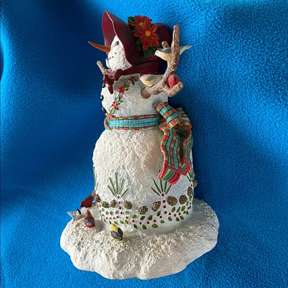 Lenox “A Winter Visit” Snowman Figurine Rare - Vintage - Picture 2 of 8